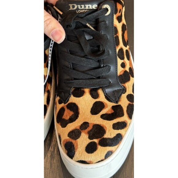 Dune London Size 39 - 9 Episode Leopard Platform Sneakers - Picture 5 of 13